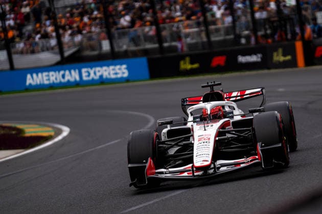 March 7, 2026, Melbourne, Victoria, Australia: (31) ESTEBAN OCON - (FRA) - TGR Haas F1 Team - Haas VF-26 at the final corner on Saturday at the Formula 1 Qatar Airways Australian Grand Prix 2026. F1 2026: Australian Grand Prix: Setup  - ZUMAf186 20260307_zsp_f186_144 Copyright: xJamesxForresterx