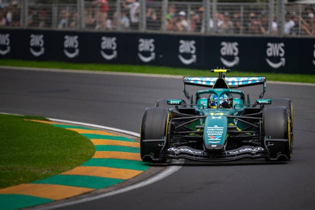 March 7, 2026, Melbourne, Victoria, Australia: (14) FERNANDO ALONSO - (ESP) - Aston Martin Aramco Formula One Team - Aston Martin AMR26 at turn 4 on Saturday at the Formula 1 Qatar Airways Australian Grand Prix 2026. F1 2026: Australian Grand Prix: Setup  - ZUMAf186 20260307_zsp_f186_163 Copyright: xJamesxForresterx