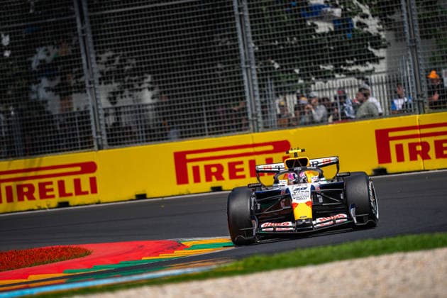 March 7, 2026, Melbourne, Victoria, Australia: (30) LIAM LAWSON - (NZL) - Visa Cash App Racing Bulls Formula One Team - VCARB 03 at turn 3 on Saturday at the Formula 1 Qatar Airways Australian Grand Prix 2026. F1 2026: Australian Grand Prix: Setup  - ZUMAf186 20260307_zsp_f186_165 Copyright: xJamesxForresterx