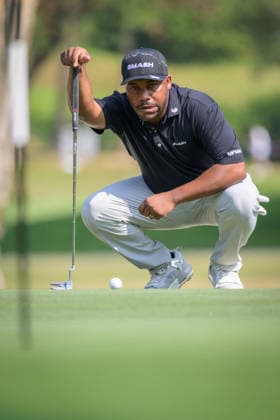 March 7, 2026, Hong Kong, Hong Kong Sar, China: USAÃ¢â‚¬â ¢s Harold VARNER III in action on the 9th green. LIV Golf Hong Kong 2026 LIV Golf Hong Kong 2026  - ZUMAr144 20260307_zap_r144_020 Copyright: xJaynexRussellx