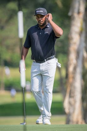 March 7, 2026, Hong Kong, Hong Kong Sar, China: USAÃ¢â‚¬â ¢s Harold VARNER III in action on the 9th green. LIV Golf Hong Kong 2026 LIV Golf Hong Kong 2026  - ZUMAr144 20260307_zap_r144_022 Copyright: xJaynexRussellx