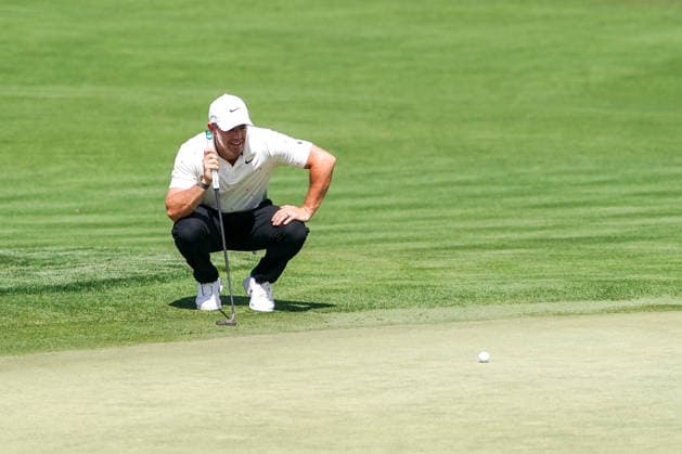 March 6, 2026, Orlando, Florida, USA: Rory McIlroy lines up a putt on the 8th green during the second round of the Arnold Palmer Invitational Pro-Am presented by Mastercard at Bay Hill Club & Lodge. PGA, Golf Herren 2026: Arnold Palmer Invitational - Round 2  - ZUMAw109 20260306_fap_w109_047 Copyright: xDebbyxWongx