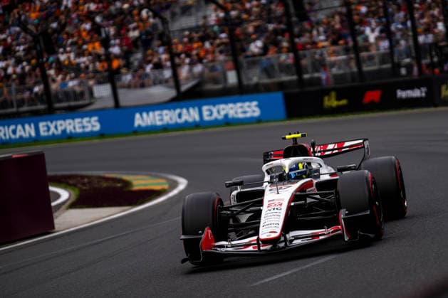 March 7, 2026, Melbourne, Victoria, Australia: (87) OLIVER BEARMAN - (GBR) - TGR Haas F1 Team - Haas VF-26 at the final corner on Saturday at the Formula 1 Qatar Airways Australian Grand Prix 2026. Melbourne Australia - ZUMAf186 20260307_zsp_f186_121 Copyright: xJamesxForresterx