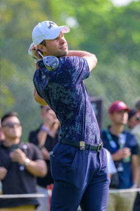 March 7, 2026, Hong Kong, Hong Kong Sar, China: Germanys Thomas DETRY holds the individual leaders position in the 3rd Round. Teeing off on the 11th tee.LIV Golf Hong Kong 2026 LIV Golf Hong Kong 2026  - ZUMAr144 20260307_zap_r144_030 Copyright: xJaynexRussellx