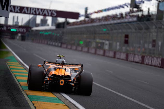 March 7, 2026, Melbourne, Victoria, Australia: (81) OSCAR PIASTRI - (AUS) - McLaren Mastercard F1 Team - McLaren MCL40 accelerates up Walker Straight on Saturday at the Formula 1 Qatar Airways Australian Grand Prix 2026. Melbourne Australia - ZUMAf186 20260307_zsp_f186_148 Copyright: xJamesxForresterx