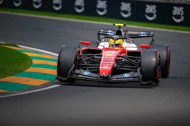 March 7, 2026, Melbourne, Victoria, Australia: (44) LEWIS HAMILTON - (GBR) - Scuderia Ferrari HP - Ferrari SF-26 at turn 4 on Saturday at the Formula 1 Qatar Airways Australian Grand Prix 2026. Melbourne Australia - ZUMAf186 20260307_zsp_f186_152 Copyright: xJamesxForresterx