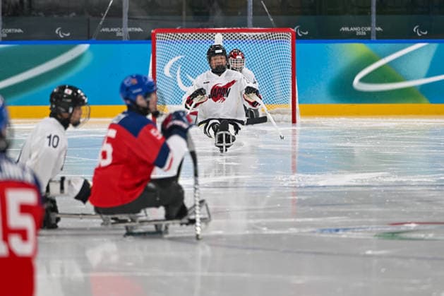 Team Japan in action during the Paralympic Games Milano-Cortina 2026, Ice hockey, Eishockey match between Czechia vs Japan on March 6, 2026 at Arena di Verona in Verona, Italyr during Paralympic Winter games, Winterspiele,Spiele, Summer games MILANO-CORTINA 2026 - Para ice hockey - Czechia vs Japan, Olympic Winter Games Milano-Cortina 2026 in Milano, Italy, March 07 2026  Copyright: xAlessioxMarini IPAxSportx xipa-agency.netx xx IPA_72495918 IPA_Agency_IPA72495918