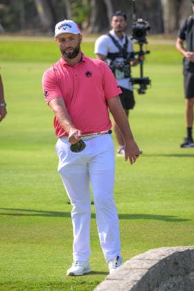 March 7, 2026, Hong Kong, Hong Kong Sar, China: Spains Jon Rahm is on the leaderboard despite loosing a ball on the 10th that hit the bridge and entered the water.. LIV Golf Hong Kong 2026 Hong Kong China - ZUMAr144 20260307_zap_r144_037 Copyright: xJaynexRussellx