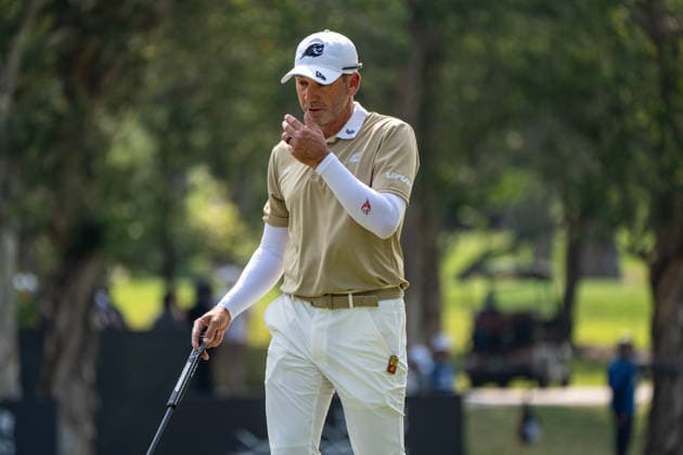 HONGKONG LIV-GOLF Spanish professional golfer, Sergio Garcia during a game in Fanling Golf Course where LIV Golf Hong Kong is being held in Hong Kong, March 7, 2026. NEXPHER Vernon Yuen HONG KONG