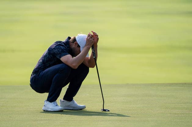 HONGKONG LIV-GOLF Belgian professional golfer, Thomas Detry during a game in Fanling Golf Course where LIV Golf Hong Kong is being held in Hong Kong, March 7, 2026. NEXPHER Vernon Yuen HONG KONG