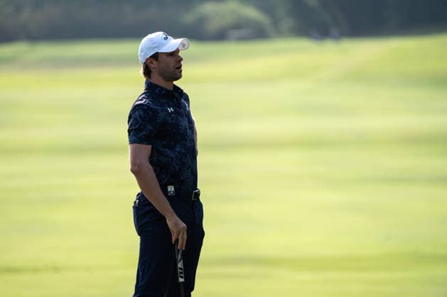 HONGKONG LIV-GOLF Belgian professional golfer, Thomas Detry during a game in Fanling Golf Course where LIV Golf Hong Kong is being held in Hong Kong, March 7, 2026. NEXPHER Vernon Yuen HONG KONG