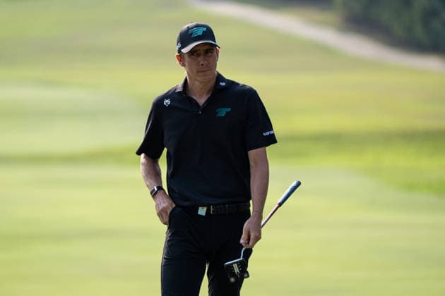 HONGKONG LIV-GOLF Mexican professional golfer, Carlos Ortiz during a game in Fanling Golf Course where LIV Golf Hong Kong is being held in Hong Kong, March 7, 2026. NEXPHER Vernon Yuen HONG KONG