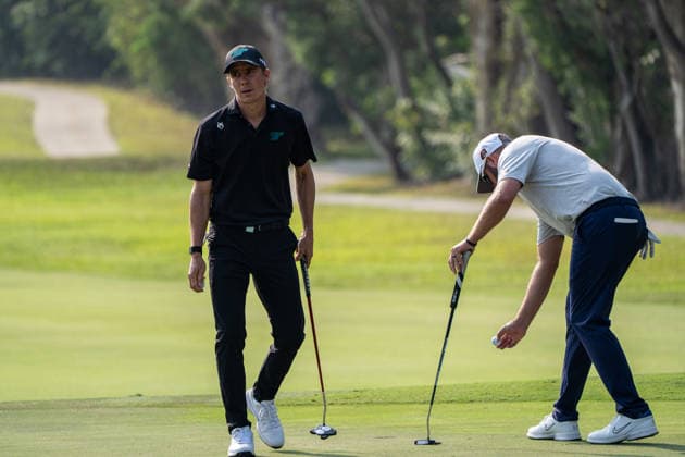 HONGKONG LIV-GOLF Mexican professional golfer, Carlos Ortiz during a game in Fanling Golf Course where LIV Golf Hong Kong is being held in Hong Kong, March 7, 2026. NEXPHER Vernon Yuen HONG KONG