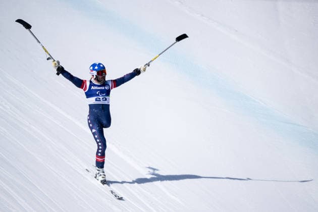260307 Nico Pajantschitsch of Austria competes in the men s para alpine skiing downhill during day 1 of the Milano Cortina 2026 Winter Paralympic Games on March 7, 2026 in Cortina. Photo: Maxim Thore BILDBYRAN kod MT MT1010 alpint alpine skiing paralympic games paralympics paralympiska spel paralympiske leker vinter-paralympics winter paralympics milano cortina 2026 milano cortina 2026 winter paralympic games bbeng störtlopp herr *** 260307 Nico Pajantschitsch of Austria competes in the men s para alpine skiing downhill during day 1 of the Milano Cortina 2026 Winter Paralympic Games on March 7, 2026 in Cortina Photo Maxim Thore BILDBYRAN kod MT MT1010 alpint alpine skiing paralympic games paralympiska spelen paralympiske leker vinter paralympics winter paralympics milano cortina 2026 milano cortina 2026 winter paralympic games bbeng störtlopp herr  Copyright: MAXIMxTHORE BB260307MT031