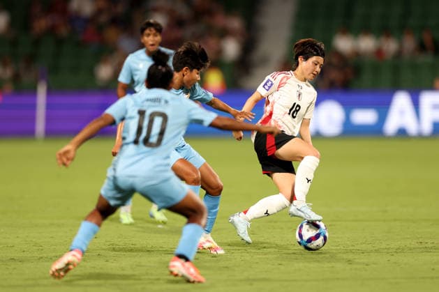 SOCCER ASIAN CUP INDIA JAPAN, Japan™s Honoka Hayashi during the AFC Women™s Asian Cup Group C match between India and Japan at HBF Park in Perth, Saturday, March 7, 2026. ( NO ARCHIVING, EDITORIAL USE ONLY PERTH WESTERN AUSTRALIA AUSTRALIA  Copyright: xCOLINxMURTYx 20260307166466128856