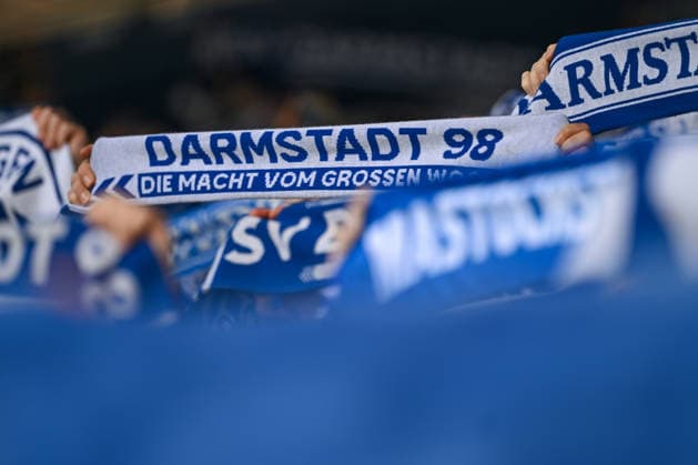 Fans of Darmstadt 98, GER, SV Darmstadt 98 vs Holstein Kiel, Football 2 Bundesliga, 25 Matchday, Season 2025 2026, 07 03 2026 DFL regulations prohibit any use of photographs as image sequences and or quasi video GER, SV Darmstadt 98 vs Holstein Kiel, Football 2 Bundesliga, 25 Matchday, Season 2025 2026 Darmstadt Copyright: xEibner-Pressefoto FlorianxWiegandx EP_FWD
