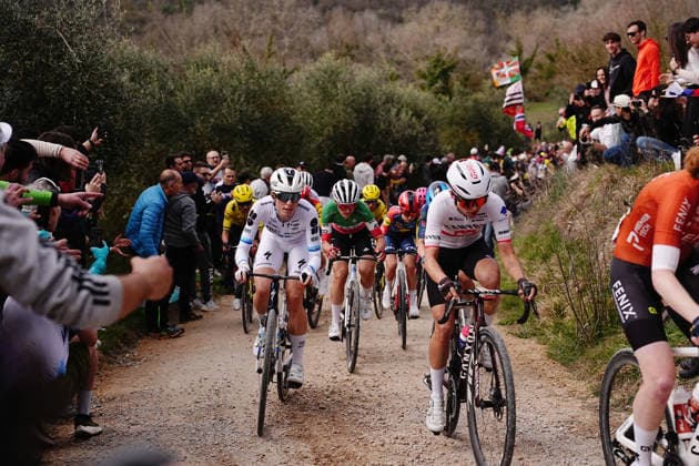 VOLLERING Demi during the Strade Bianche Woman Elite (White Roads) a 133 km one day race from and to Siena (Tuscany), Italy - Saturday March 7, 2025 - - cycling  Copyright: xMarcoxAlpozzi xLaPressex