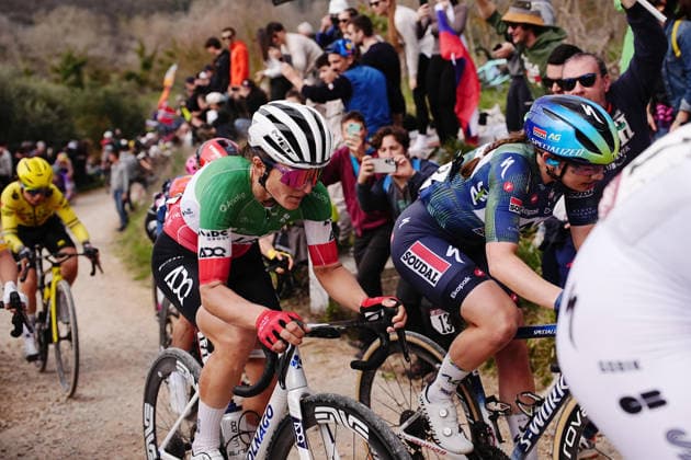 LONGO BORGHINI Elisa during the Strade Bianche Woman Elite (White Roads) a 133 km one day race from and to Siena (Tuscany), Italy - Saturday March 7, 2025 - - cycling  Copyright: xMarcoxAlpozzi xLaPressex