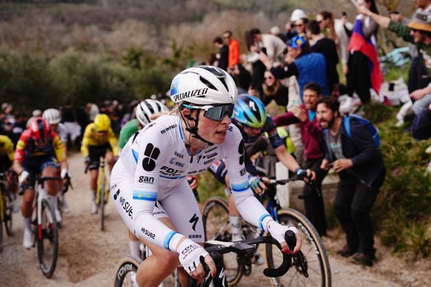 VOLLERING Demi during the Strade Bianche Woman Elite (White Roads) a 133 km one day race from and to Siena (Tuscany), Italy - Saturday March 7, 2025 - - cycling  Copyright: xMarcoxAlpozzi xLaPressex