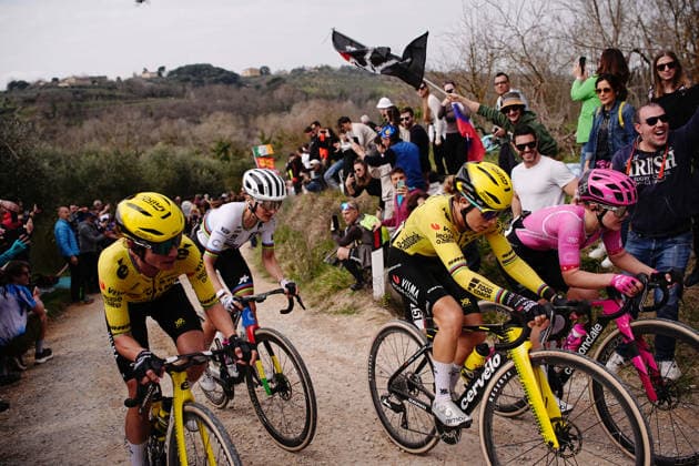 LIPPERT Liane during the Strade Bianche Woman Elite (White Roads) a 133 km one day race from and to Siena (Tuscany), Italy - Saturday March 7, 2025 - - cycling  Copyright: xMarcoxAlpozzi xLaPressex