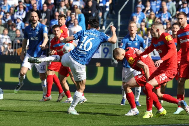 2026 03 07 xjfx 2 Bundesliga SV Darmstadt 98 Holstein Kiel v l , Hiroki Akiyama SV Darmstadt 98 , Ivan Nekic Holstein Kiel Zweikampf, Action, Aktion, Battles for the Ball DFL DFB REGULATIONS PROHIBIT ANY USE OF PHOTOGRAPHS as IMAGE SEQUENCES and or QUASI VIDEO Copyright: JoaquimxFerreira