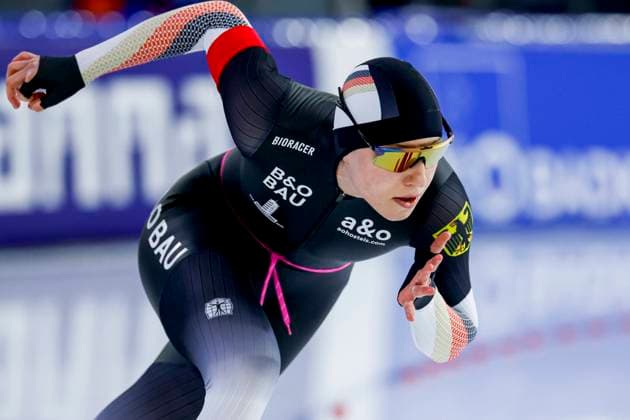 Josie Hofmann of Germany Women s 500m, ISU World Speed skating, Eisschnelllauf Championships, ISU World Speed Skating Championships, Thialf, March 7, 2026, Heerenveen, Netherlands.
