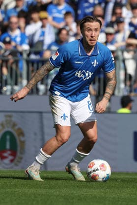 2026 03 07 xjfx 2 Bundesliga SV Darmstadt 98 Holstein Kiel v l , Luca Marseiler SV Darmstadt 98 in aktion, in action, DFL DFB REGULATIONS PROHIBIT ANY USE OF PHOTOGRAPHS as IMAGE SEQUENCES and or QUASI VIDEO Copyright: JoaquimxFerreira