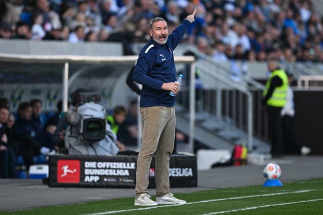 Tim Walter Holstein Kiel, Coach gesticulates, GER, SV Darmstadt 98 vs Holstein Kiel, Football 2 Bundesliga, 25 Matchday, Season 2025 2026, 07 03 2026 DFL regulations prohibit any use of photographs as image sequences and or quasi video GER, SV Darmstadt 98 vs Holstein Kiel, Football 2 Bundesliga, 25 Matchday, Season 2025 2026 Darmstadt Copyright: xEibner-Pressefoto FlorianxWiegandx EP_FWD