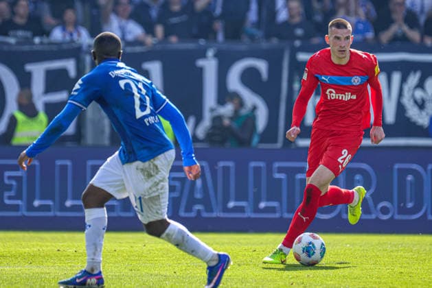 07 03 2026, xhettx, Soccer 2 Bundesliga, SV Darmstadt 98 Holstein Kiel v l David Zec KSV Holstein Kiel, 26 on the ball in midfield DFL DFB REGULATIONS PROHIBIT ANY USE OF PHOTOGRAPHS as IMAGE SEQUENCES and or QUASI VIDEO