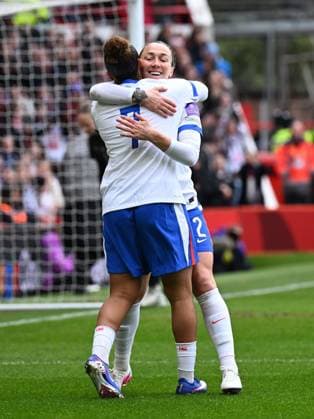 Lucy Bronze of England celebrates after scoring the team s first goal England Women v Iceland Women, 2027 FIFA Women s World Cup Qualifiers, Group C, Football, City Ground, Nottingham, UK - 07 Mar 2026Nottingham City Ground United Kingdom EDITORIAL USE ONLY No use with unauthorised audio, video, data, fixture lists, club league logos or live services. Online in-match use limited to 120 images, no video emulation. No use in betting, games or single club league player publications. Copyright: xAnnaxGowthorpe Shutterstockx 16720094ai