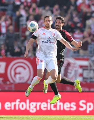 07 03 2026 Soccer Season 2025 2026 2 Soccer Bundesliga 25 Matchday 1 FC Nürnberg FCN Club Fortuna Düsseldorf F95 Sportfoto Zink DaMa xdaxmax DFL regulations prohibit any use of photographs as image sequences and or quasi video only for editorial use Tim Oberdorf 15, Fortuna Düsseldorf F95 Adriano Grimaldi 33, 1 FC Nürnberg FCN