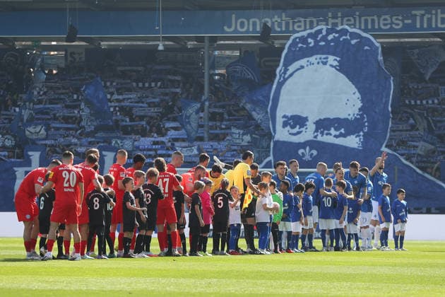 07 03 2026, xtvx, Soccer 2 Bundesliga, SV Darmstadt 98 Holstein Kiel v l Darmstaedter Fans Choreographies DFL DFB REGULATIONS PROHIBIT ANY USE OF PHOTOGRAPHS as IMAGE SEQUENCES and or QUASI VIDEO Darmstadt