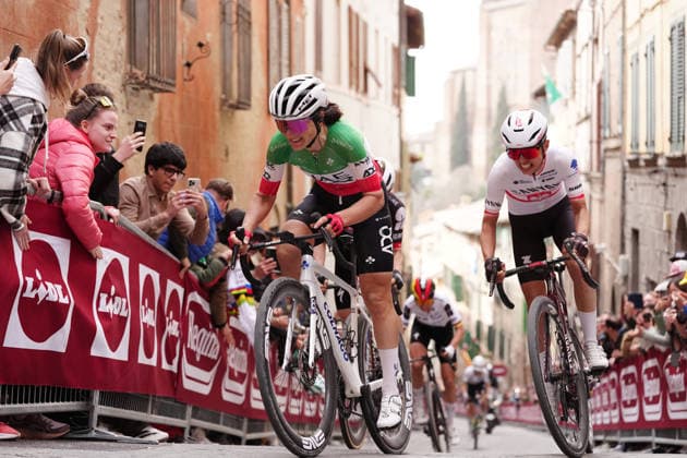 LONGO BORGHINI Elisa during the Strade Bianche Woman Elite (White Roads) a 133 km one day race from and to Siena (Tuscany), Italy - Saturday March 7, 2025 - - cycling  Copyright: xMassimoxPaolone LaPressex