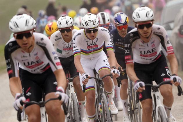 POGACAR Tadej during the Strade Bianche (White Roads) a 203 km one day cycling race from and to Siena (Tuscany), Italy - Saturday March 7, 2025 - - cycling  Copyright: xFabioxFerrari LaPressex