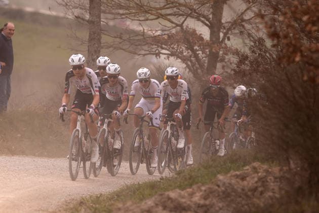 POGACAR Tadej during the Strade Bianche (White Roads) a 203 km one day cycling race from and to Siena (Tuscany), Italy - Saturday March 7, 2025 - - cycling  Copyright: xFabioxFerrari LaPressex