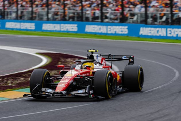 F1 Australian Grand Prix - Ferrari Team during Practice 3 and Qualifying LEWIS HAMILTON (GBR) of Scuderia Ferrari HP 44 on Saturday during the 2026 Formula 1 Qatar Airways Australian Grand Prix at the Albert Park Circuit on March 7, 2026. Photo by Tan Jun Da ABACAPRESS.COM Melbourne Australia  Copyright: xJunxDaxTan ABACAx