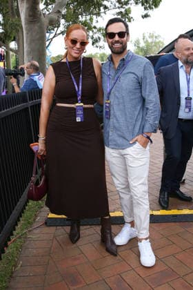 March 7, 2026: JULES ROBINSON and CAM MERCHANT attends the 2026 Australian Formula 1 Grand Prix on March 07, 2026 in Melbourne, Australia F1 2026: Australian Grand Prix: Attendees  - ZUMAa155 20260307_aaa_a155_154 Copyright: xChristopherxKhouryx