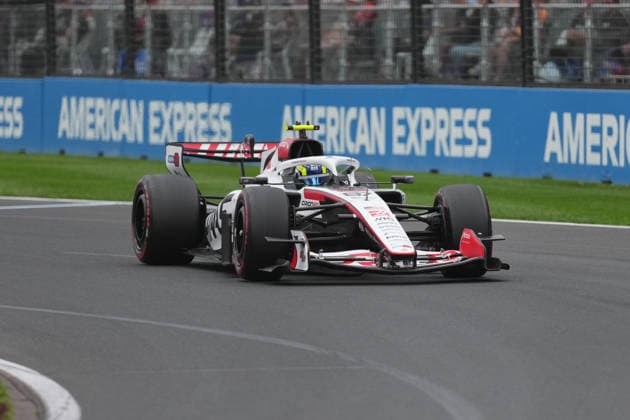 F1 Grand Prix Of Australia - Qualifying Oliver Bearman of Great Britain drives the (87) Haas F1 VF-26 Ferrari on track during qualifying ahead of the F1 Grand Prix of Australia at Albert Park Grand Prix Circuit in Melbourne, Australia, on March 7, 2026. Melbourne Australia  Copyright: xNorvikxAlaverdianx originalFilename:alaverdian-f1grandp260307_npgAT.jpg