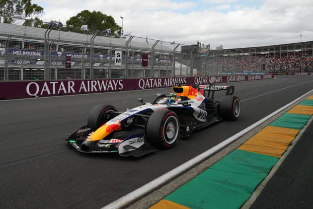 F1 Grand Prix Of Australia - Qualifying Arvid Lindblad of Great Britain drives the (41) Visa Cash App Racing Bulls VCARB 03 RB Ford on track during qualifying ahead of the F1 Grand Prix of Australia at Albert Park Grand Prix Circuit in Melbourne, Australia, on March 7, 2026. Melbourne Australia  Copyright: xNorvikxAlaverdianx originalFilename:alaverdian-f1grandp260307_npvzh.jpg