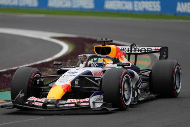 F1 Grand Prix Of Australia - Qualifying Arvid Lindblad of Great Britain drives the (41) Visa Cash App Racing Bulls VCARB 03 RB Ford on track during qualifying ahead of the F1 Grand Prix of Australia at Albert Park Grand Prix Circuit in Melbourne, Australia, on March 7, 2026. Melbourne Australia  Copyright: xNorvikxAlaverdianx originalFilename:alaverdian-f1grandp260307_npjMk.jpg