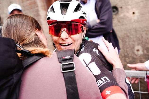 CHABBEY Elise of FDJ UNITED - SUEZ team winner of the Strade Bianche Woman Elite (White Roads) a 133 km one day race from and to Siena - Tuscany,- Saturday March 7, 2025, Italy. - cycling  Copyright: xMarcoxAlpozzi xLaPressex