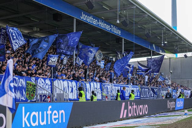 07 03 2026, xhettx, Soccer 2 Bundesliga, SV Darmstadt 98 Holstein Kiel v l Heimkurve DFL DFB REGULATIONS PROHIBIT ANY USE OF PHOTOGRAPHS as IMAGE SEQUENCES and or QUASI VIDEO