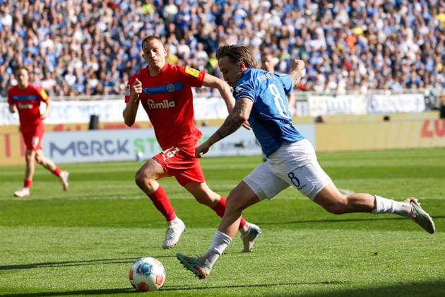 2026 03 07 xjfx 2 Bundesliga SV Darmstadt 98 Holstein Kiel v l , Luca Marseiler SV Darmstadt 98 in aktion, in action, DFL DFB REGULATIONS PROHIBIT ANY USE OF PHOTOGRAPHS as IMAGE SEQUENCES and or QUASI VIDEO Copyright: JoaquimxFerreira