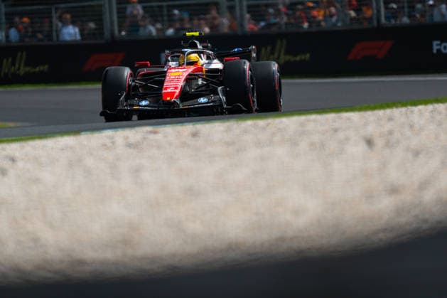 Formula 1 Qatar Airways Australian Grand Prix 2026 Levi Erb OVERTAKE MAXPPP - Melbourne 07 03 2026 44 HAMILTON Lewis (gbr), Scuderia Ferrari HP, action at the Formula 1 Qatar Airways Australian Grand Prix 2026, the 1st round of the 2026 FIA Formula 1 World Championship, WM, Weltmeisterschaft at the Albert Park Circuit in Melbourne, Australia, from 5 to 8 March 2026 Melbourne Albert Park Circuit Australia  Copyright: xOVERTAKE MAXPPPxLevixErbx OVT202603079982 OVT202603079982