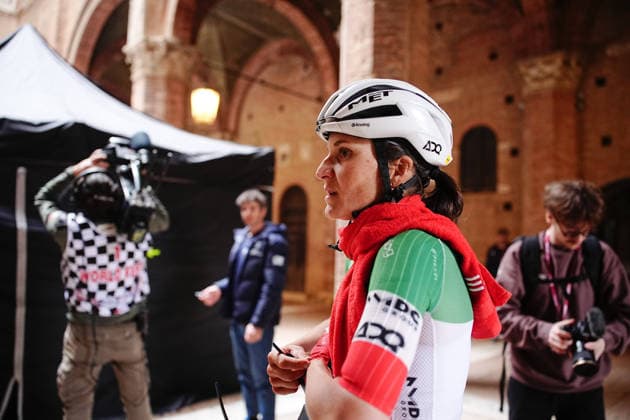LONGO BORGHINI Elisa after the Strade Bianche Woman Elite (White Roads) a 133 km one day race from and to Siena - Tuscany,- Saturday March 7, 2025, Italy. - cycling  Copyright: xMarcoxAlpozzi xLaPressex