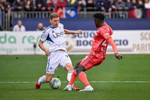 Joseph Liteta of Cagliari Calcio during Cagliari Calcio vs Como 1907, Italian soccer Serie A match in Cagliari, Italy, March 07 2026  Copyright: xLuigixCanu IPAxSportx xipa-agency.netx xx IPA_72509616 IPA_Agency_IPA72509616