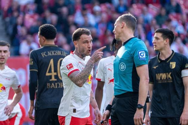 Germany Bundesliga 2025 2026, 25 Matchday RB Leipzig vs FC Augsburg Red Bull Arena Leipzig David Raum RB Leipzig, 22 Copyright: xTomxLauruschkatx