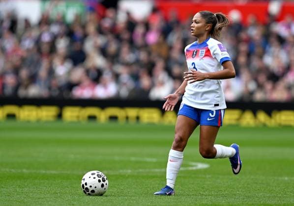 Taylor Hinds of England England Women v Iceland Women, 2027 FIFA Women s World Cup Qualifiers, Group C, Football, City Ground, Nottingham, UK - 07 Mar 2026Nottingham City Ground United Kingdom EDITORIAL USE ONLY No use with unauthorised audio, video, data, fixture lists, club league logos or live services. Online in-match use limited to 120 images, no video emulation. No use in betting, games or single club league player publications. Copyright: xAnnaxGowthorpe Shutterstockx 16720094ba
