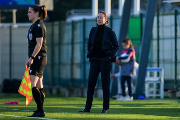 260307 coach Dragisa Zecevic of Serbia during the FIFA Women™s World Cup Qualifier football match between Serbia and Sweden on March 7, 2026 in Stara Pazova Photo Ludvig Thunman BILDBYRAN code LT LT0784 fotboll football soccer fotball vm kval kval fifa womens world cup qualifier qualifier serbien serbia sverige sweden dam bbeng  Copyright: LUDVIGxTHUNMAN BB260307LT070