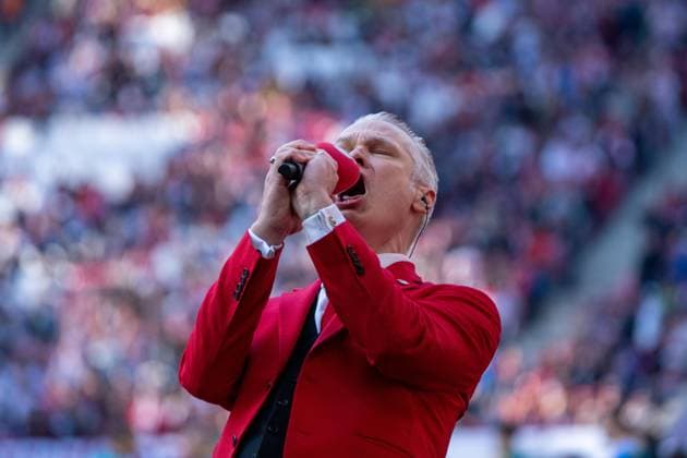 Germany Bundesliga 2025 2026, matchday 25 RB Leipzig vs FC Augsburg Red Bull Arena Leipzig stadium announcer Copyright: xTomxLauruschkatx